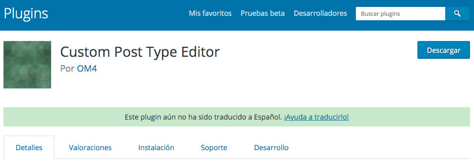 Custom Post Type Editor Plugin WordPress