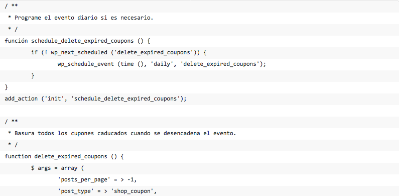 Código PHP